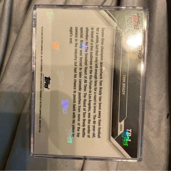 Topps now roast of Tom Brady lot of 5 cards in plastic case - Picture 2 of 2